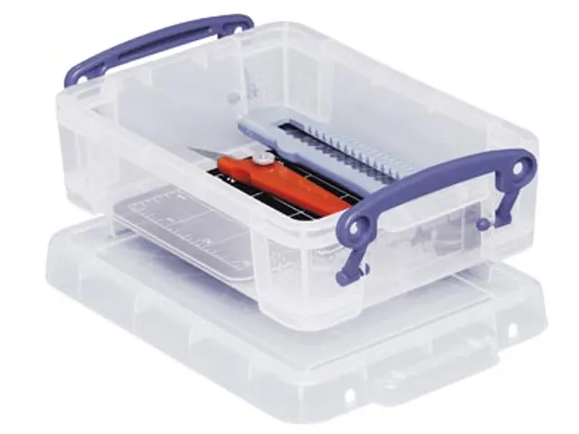 Opbergdoos 0,75 Liter Transparant