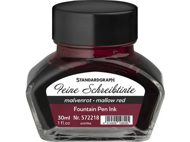 Encre calligraphique Standardgraph 30ml rouge mauve