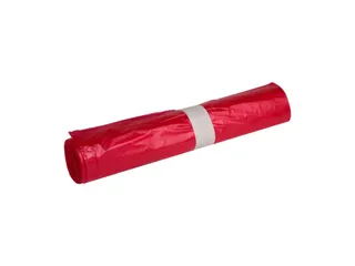Powersterko afvalzak HDPE 58x100cm T23 rood - 1