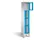 lockerkast 1850x320x500mm 1x4 vakken Cilinderslot Poten, RAL5012