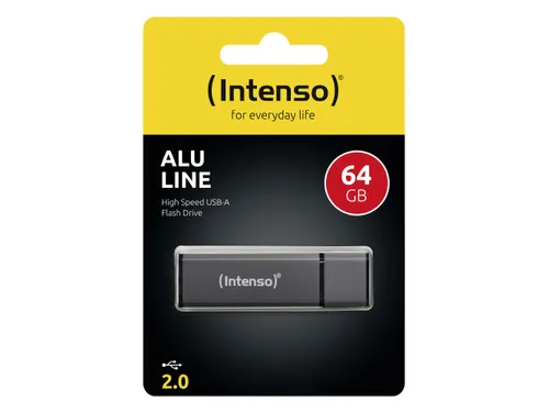 Intenso Usb Stick 2.0 64gb Antraciet
