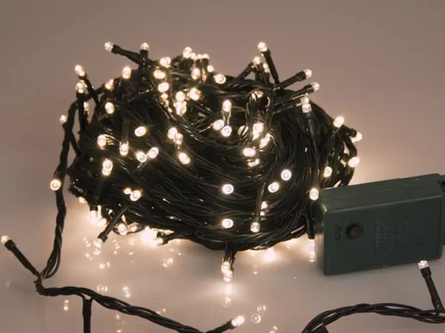 Sparkle Light LED - 16m - 240 Arizona Witte Lampen - Groene Draad - m