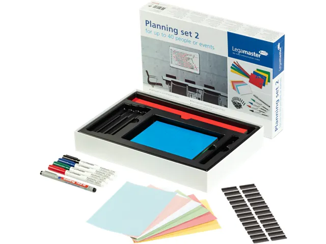 Planningset Legamaster voor max 40 personen/evenementen