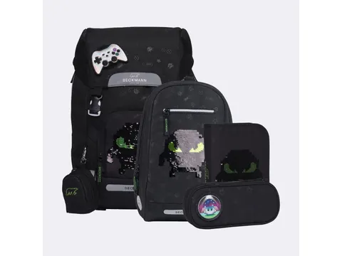 Schooltasset Beckmann Classic Maxi Pixel 6-delig