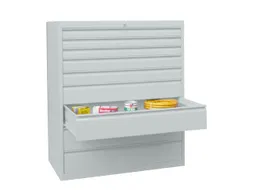Ladenkast 1200x1023x600mm 9 Laden 4 Hoogtes Ral7035