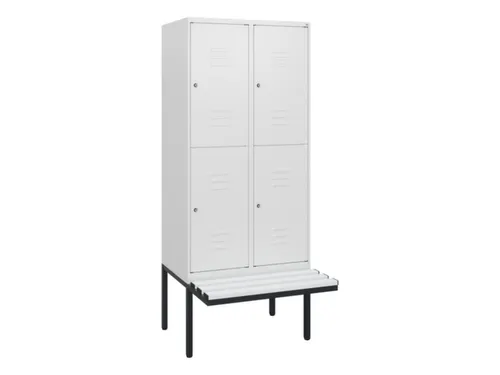 Dubbeldekse dekenkist,HxBxD 1950x800x815mm,2x2vak.,vak B 400mm