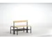 banc double,HxLxP 770x1015x725mm,barrettes en bois
