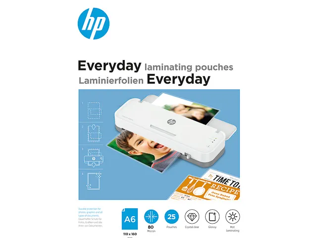 Hp Everyday Lamieerhoes A6 9152 25 vel 80 micron