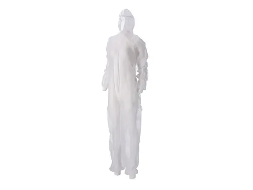 Overall CMT XXL non-woven ritssluiting PP wit 181cm lang 50 stuks