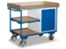 Etabli mobile charge 400kg 3 plateaux avec 1 armoire