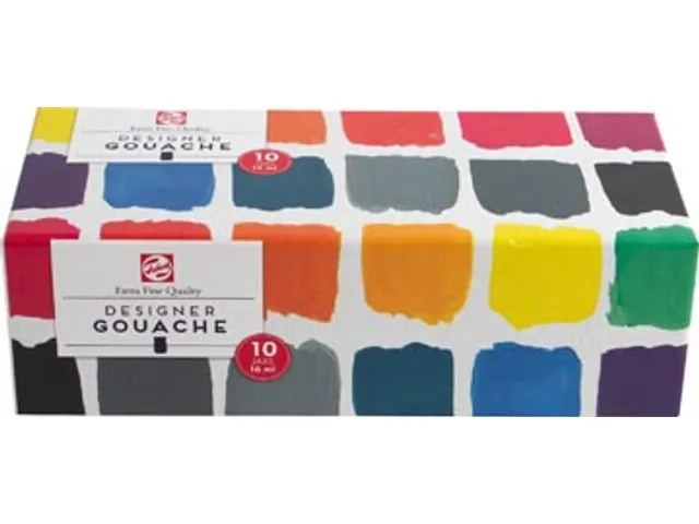 Plakkaatverf Extra Fijn 16 Ml Set Van 10 Flacons