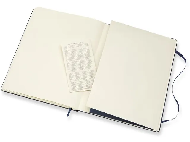 Carnet de notes Moleskine XL 190x250mm ligné bleu saphir