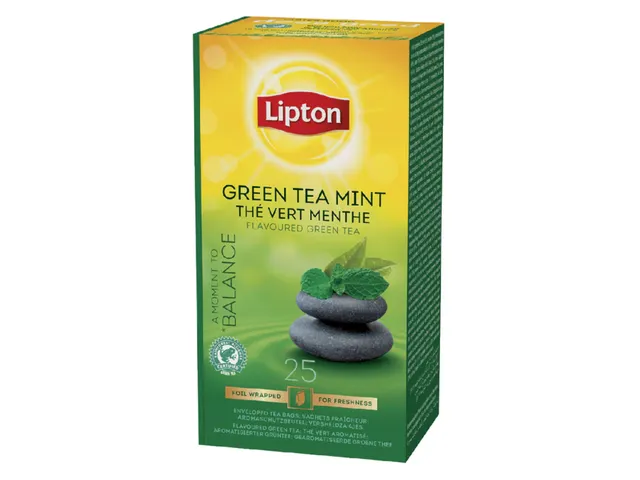 Thee Lipton Balance green tea mint 25x1.5gr