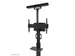 Neomounts MOVE AV1-825BL Videobar en multimedia kit - max 9 kg - unive