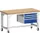werkbank,verrijdbaar,HxBxD 840-1140x1500x750mm,beukenblad