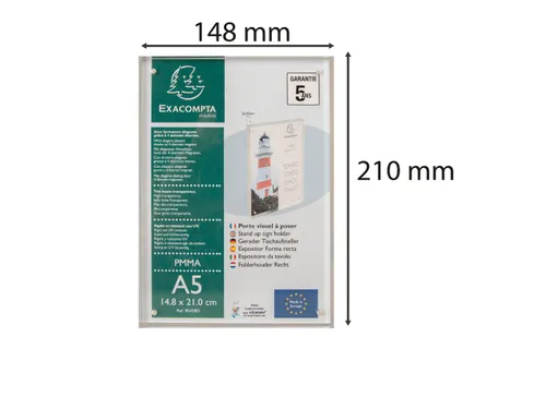 Tafelstandaard magnetische sluiting A5