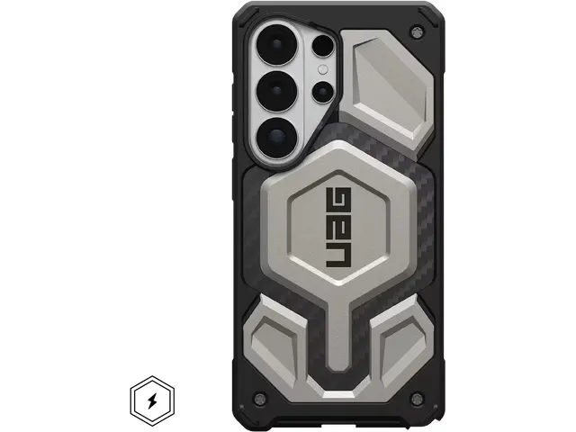 Monarch Pro Samsung S26 Ultra Hoesje Magnetic Back Cover Titanium