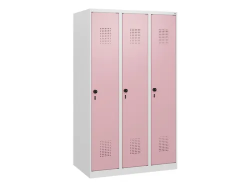 schoollocker,HxBxD 1530x900x500mm,3vak,vak B 300mm,draaigrendel