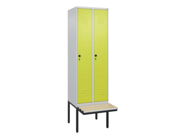 locker voor scheiding van kleding,HxBxD 2120x600x815mm,2vak