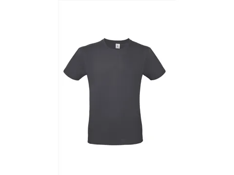 B&C E150 189085 T-shirt, donkergrijs, maat S, per stuk