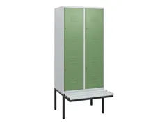 Dubbeldekse dekenkist,HxBxD 1950x800x815mm,2x2vak.,vak B 400mm