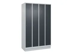 locker voor scheiding van kleding,HxBxD 1950x1200x500mm,4vak