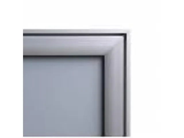 Design Kliklijst Compasso A2 Rechte Hoeken 37mm Zilver Weerbestendig