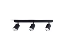 Plafondspot Integral Siena 3 spot IP20 GU10 zwart
