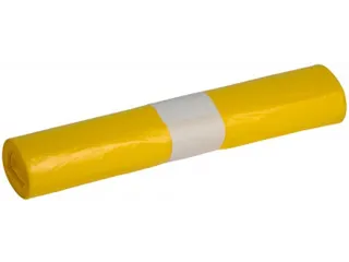 Afvalzak Powersterko 58x100cm Geel T23 80 Liter Rol 25 Stuks - 1
