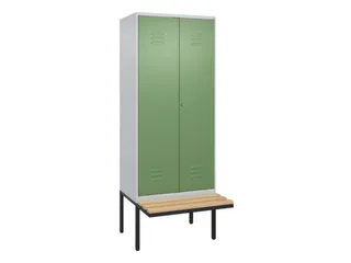 locker voor scheiding van kleding,HxBxD 2120x800x815mm,2vak - 1
