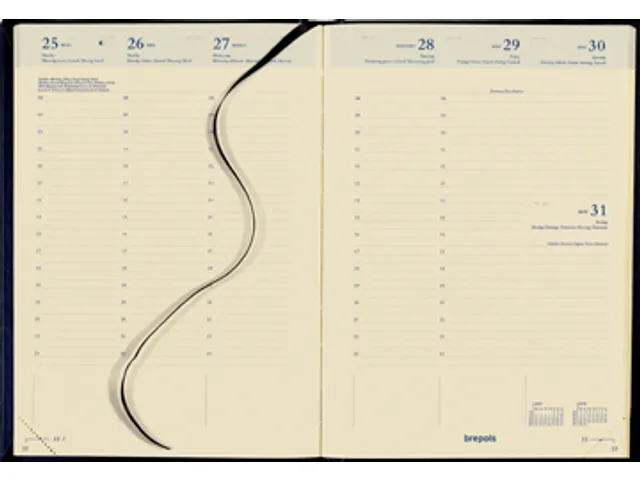 schoolagenda Bretime Lima, zwart, 2026-2027