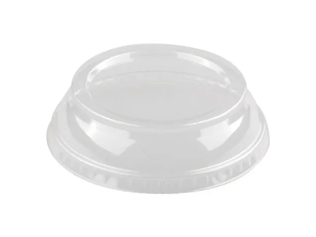 Deksel Dome 93mm transparant PET 3-in-1 50 stuks