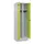 locker voor scheiding van kleding,HxBxD 1950x600x500mm,2vak