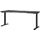 Elektrisch ihv bureau,HxBxD 720-1200x1800x800mm,blad grafiet