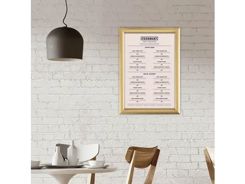 Easy-Click Kliklijst Europel A3 25mm aluminium Goud