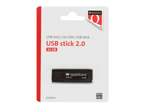 Quantore USB-stick 2.0 32GB Zwart