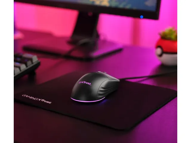 GXT 925 Redex II Gaming Muis bedraad lichtgewicht Zwart RGB verlicht