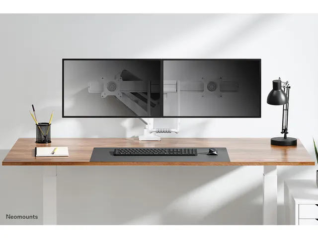 Monitorarm 2 Schermen Neomounts DS75-450WH2 wit