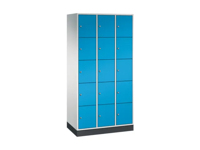 armoire multicases,RAL7035/RAL5012,HxlxP 1950x920x500mm