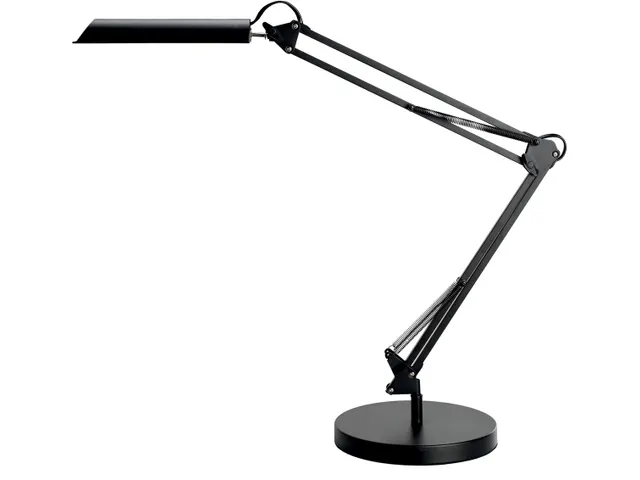 LED bureaulamp Swingo 2.0, Zwart dimbaar