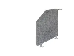 akoestische middenwand,HxBxD 500x735x25mm,geluidabsorberend vlies