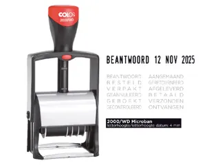 Woord-datumstempel Colop S2000 - 2