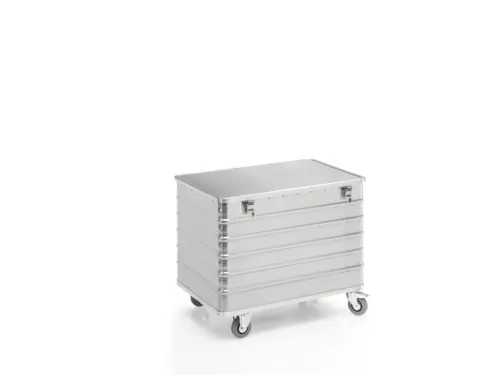 Bakwagens Aluminium Deksel En Cilinderslot 250kg 835x1030x670mm