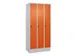 locker voor scheiding van kleding,HxBxD 1950x900x500mm,3vak
