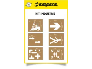 Sjablonenset,Industriesymbolen,V. Vloermarkeerapparaat,Speciaal Karton - 1