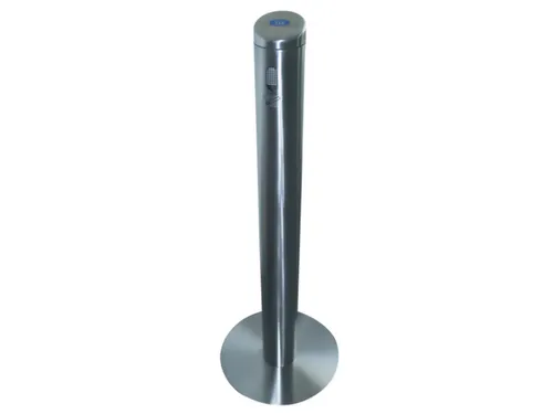 Asbakstaander Hxd 1041x100mm Zuilvorm Staandervoet Ø 356mm Rvs