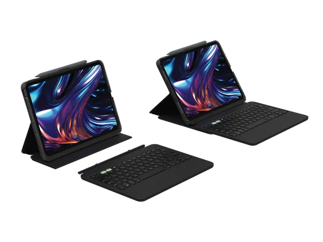 ZAGG Pro Keys 2 QWERTY Toetsenbord Hoes Brits Engels Bluetooth Zwart
