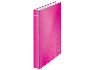 Ringband Leitz Wow 4242 A4 4 Rings D-Mech 25mm Roze - 1