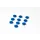 Memomagneten Blauw 25mm Doos 10 stuks