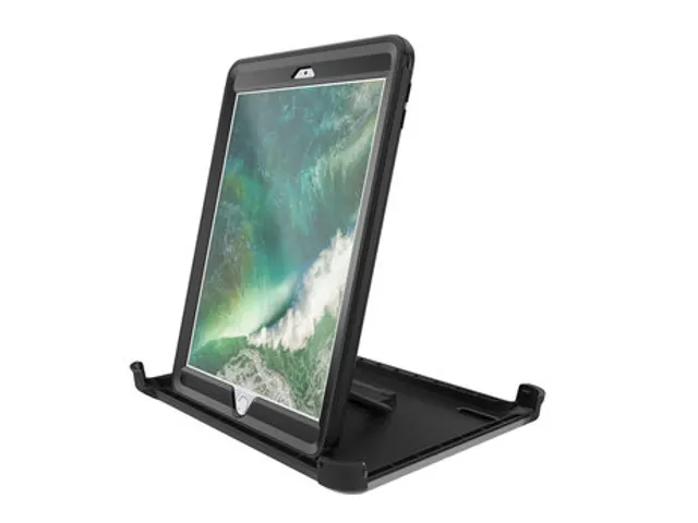 Defender Rugged Backcover voor de iPad 10.2 (2019 / 2020) Zwart